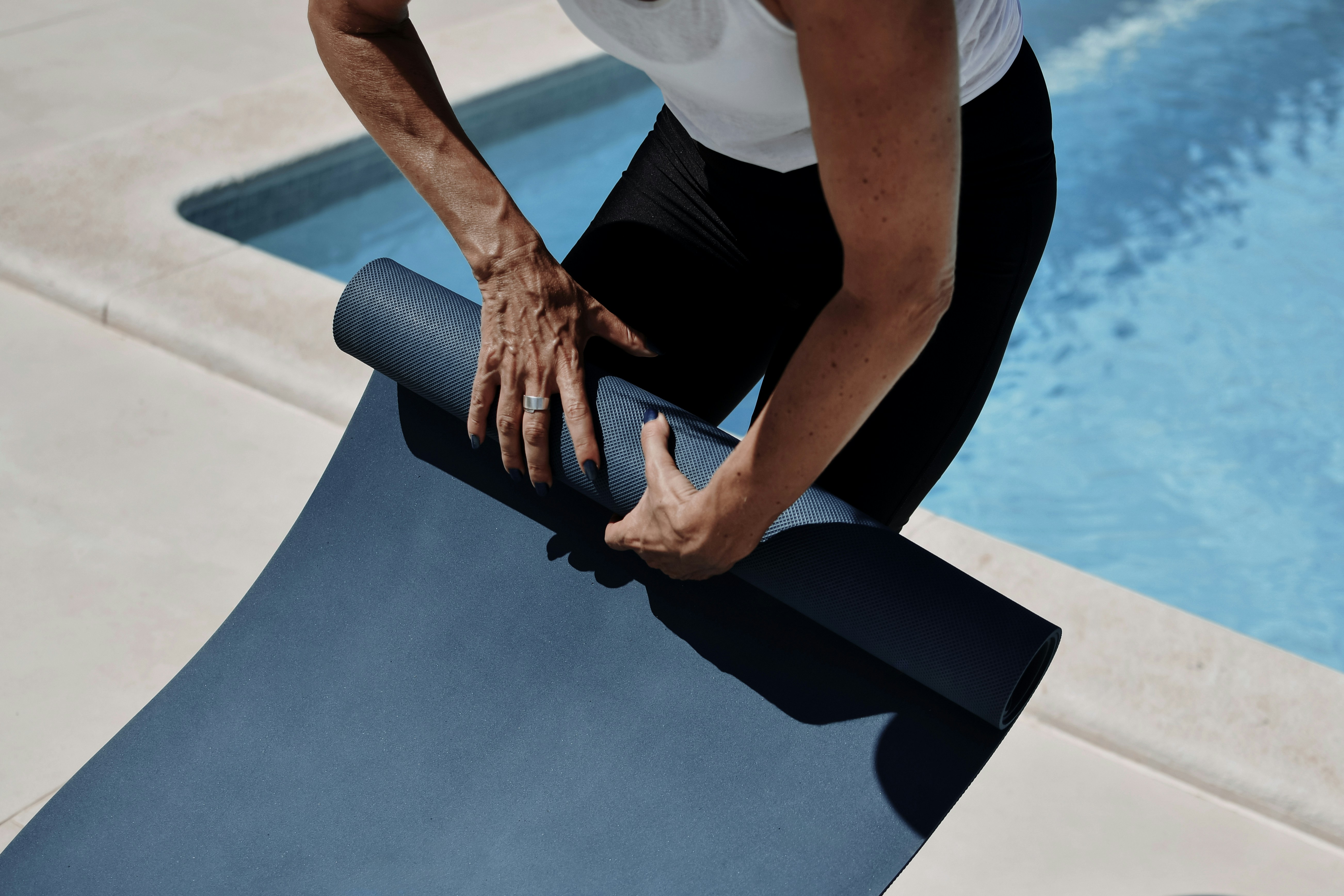 Black Yoga Mat
