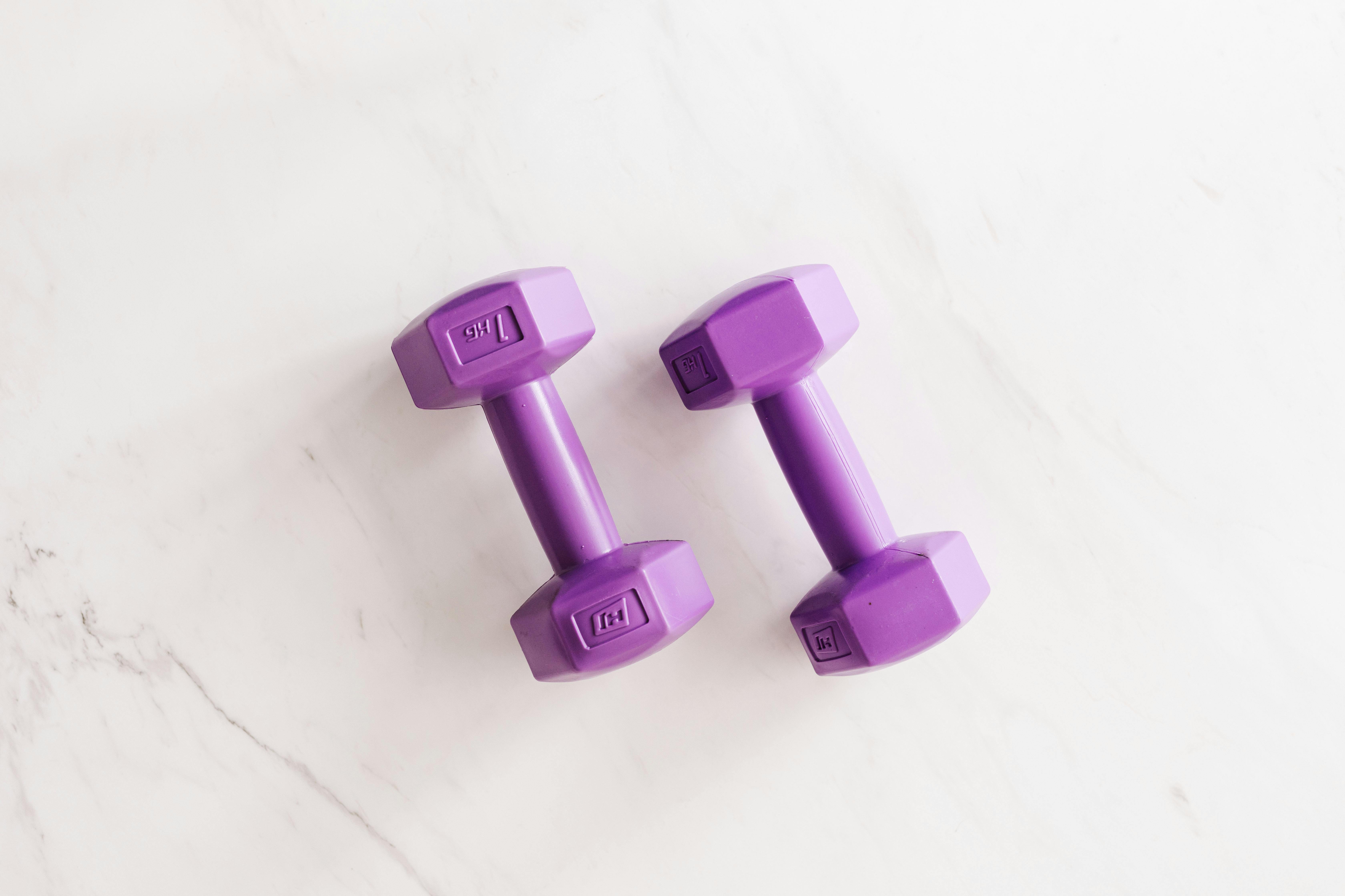 Purple Dumbbells (Pair)